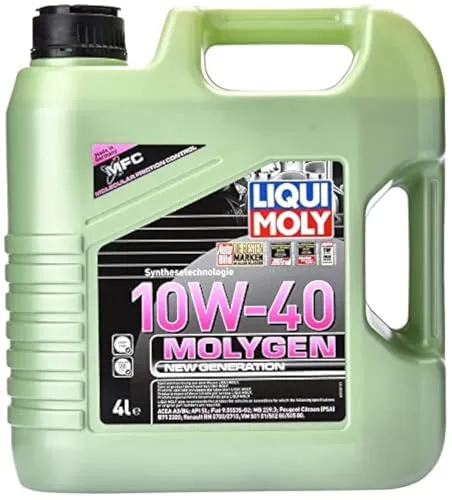 LIQUI MOLY Motoröl 10W-40 Molygen Teilsynthetiköl Motor Öl ACEA A3/B3 ACEA A3/B4 API SL New Generation 4L