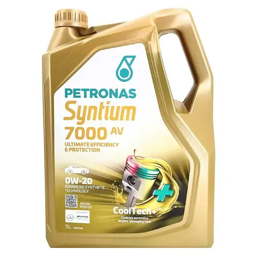 Petronas Motoröl Syntium 7000 AV 0W-20 - Hochleistungs-Motoröl für optimale Motorleistung und Kraftstoffeffizienz, ideal für moderne Fahrzeuge.