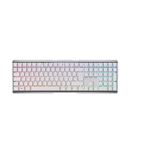 CHERRY MX 3.0S Wireless - Kabelloses Gaming-Keyboard mit RGB-Beleuchtung, Aluminium-Gehäuse und ultra-schnellem Gaming-Modus für maximale Performance