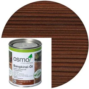 Osmo Holzöl Bangkirai-Öl 0,75l – Wetterfest und UV-beständig - Holzöle für außen, seidenmatt und extrem wetterbeständig. Ideal für Holzdecks und Gartenmöbel, schützt das Holz und lässt es atmen.