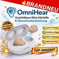 OmniHear™ Unsichtbares Hörgerät – Mini Hörverstärker mit KI