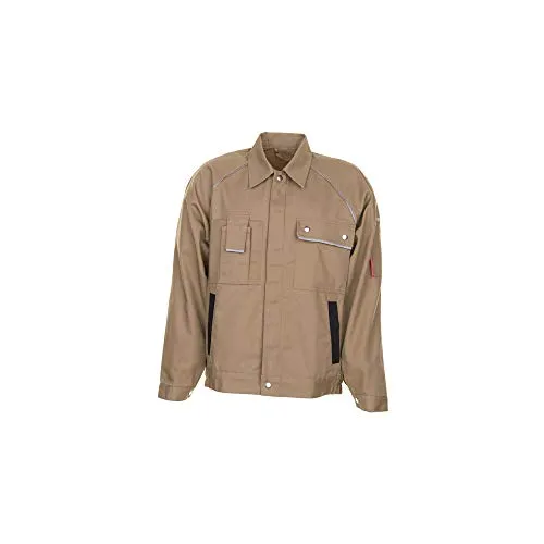 Bundjacke 2115 khaki/schwarz, Größe 48 - Arbeits- & Schutzkleidung, robuste Berufsjacke mit praktischem Design für optimalen Komfort und Funktionalität bei der Arbeit.