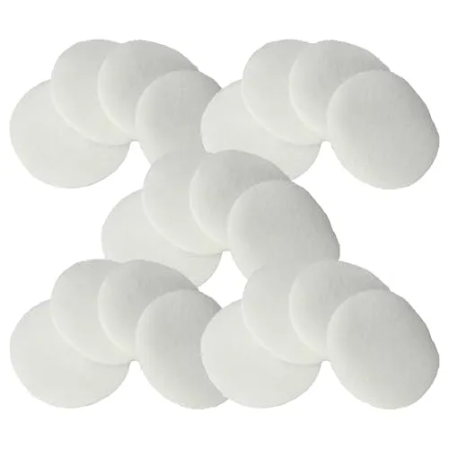 vhbw 20x Pollenfilter kompatibel mit Viessmann Vitovent 100-D Lüftungsgerät - Luftfilter F7 Weiß