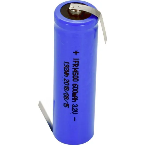 Beltrona FR14500HBG Spezial-Akku 14500 Z-Lötfahne LiFePO 4 3.2 V 600 mAh 1 St.