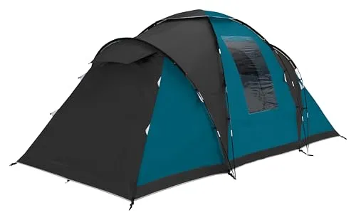 Coleman Spruce Falls 4 Zelt | 4 Personen Vis-a-Vis Familienzelt mit 2 gegenüberliegenden Schlafkabinen in XXL-Größe und Wohnbereich | 4 Mann Campingzelt | 3000 mm wasserdicht | Eingenähte Bodenplane