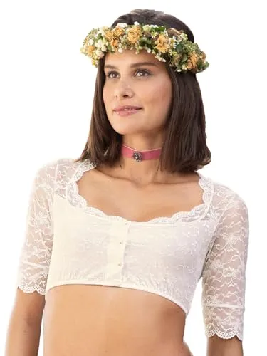 Nina von C. Dirndl-Bluse halbarm champ - 48