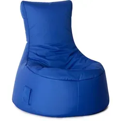 Sitting Point Sessel Swing 300 l Dunkelblau - Sitzsäcke für drinnen und draußen, mit wasserabweisendem Bezug und EPS-Perlen für optimale Sitzanpassung. Ideal zum Entspannen und Relaxen, inklusive praktischer Seitentasche für Handys und Fernbedienungen.