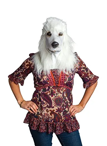 BigMouth Inc Patty der Pudel Maske in weiß von BigMouth