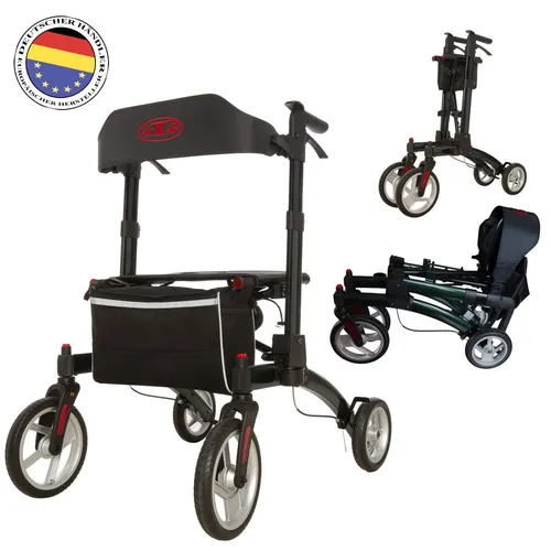 Rollator mit Sitz & Tasche – leicht, stabil & komfortabel