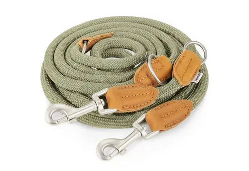 Rudelkönig Führleine Emma 2,30m - Verstellbare Tauleine für große Hunde - Klassische Hundeleinen mit modernem Design aus hochwertigem Kletterseil. Dreifach verstellbar für individuelle Nutzung und leicht zu reinigen.