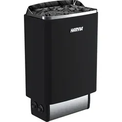Harvia Top Steel Elektrische Saunaofen 4.5kW - Gartensaunas: Kompakter Saunaofen mit integrierter Steuerung für schnelle Erwärmung und platzsparende Wandmontage – ideal für private Saunen.