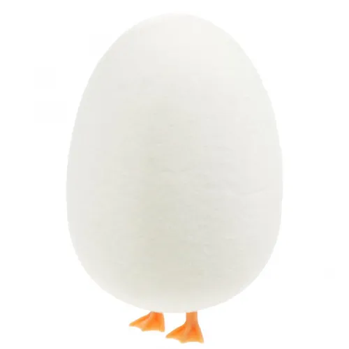 Produktbild Deko Ei mit Beinen Creme