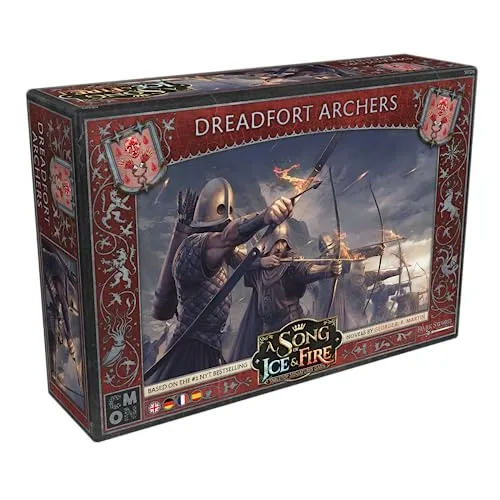 A Song of Ice & Fire Dreadfort Archers - Gesellschaftsspiel mit 12 detaillierten Miniaturen, ideal für Tabletop-Enthusiasten und Fans von epischen Fantasy-Schlachten.