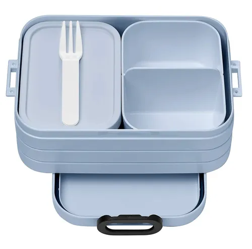 Mepal Bento-Lunchbox Take A Break Nordic Blue midi Brotdose hellblau Pausenbox