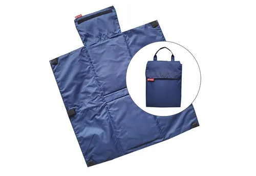 Wickelquick Wickeltasche Tragbare Wickelunterlage mit Abrollschutz & 4 Seitentaschen