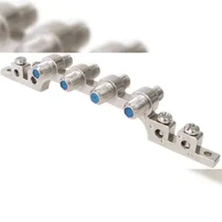 Goobay 67006 4-fach F-Erdungsblock - Überspannungsschutz, schützt Multischalter und Verstärker effektiv mit vernickelten Anschlüssen