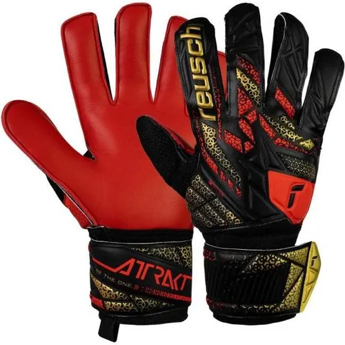 Reusch Attrakt Solid Torwarthandschuhe für Erwachsene - Torwarthandschuhe für Herren und Frauen, ideal für alle Wetterbedingungen mit hervorragendem Grip und ergonomischer Passform für maximalen Tragekomfort.