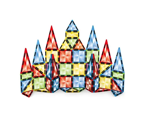 Jollity Magnetische Bausteine 50 tlg – Kreatives Spielzeugset für Kinder - Entdecken Sie die bunten magnetischen Bausteine mit 50 Teilen! Perfekt für kreatives Bauen und spielerisches Lernen. Fördert die Feinmotorik und das räumliche Denken auf unterhaltsame Weise.