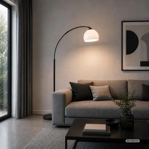 Lightbox Bogenlampe | 1,66 m Höhe, Ø 27 cm