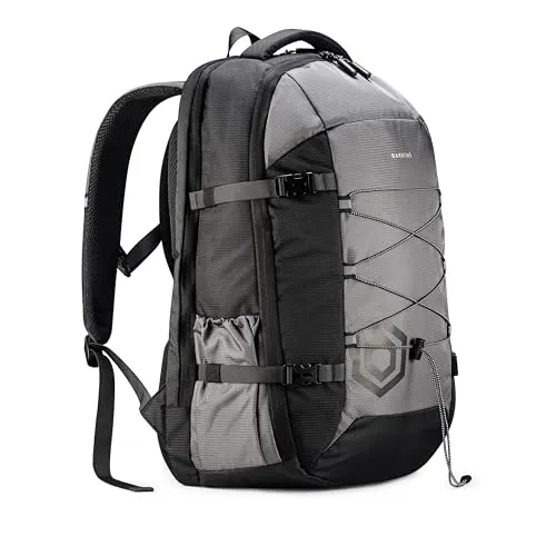 BARRENS Handgepäck Rucksack 55x40x20 cm 38L Groß Reiserucksack Herren Damen Kofferrucksack Flugzeug Tasche Travel Backpack mit 17 Zoll Laptop für Business Reise