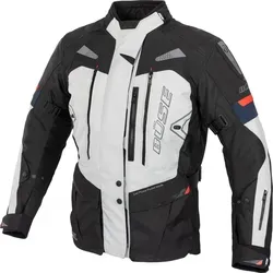 Büse Monterey Textiljacke hellgrau Herren 60 - Motorradjacke mit herausnehmbarer HUMAX-Klimamembran für optimale Wetterbeständigkeit, ausgestattet mit YF-Protektoren für höchste Sicherheit und Komfort auf jeder Fahrt.