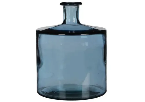 Mica Flasche Guan Glas blau 26 x 21 cm von Mica Decorations