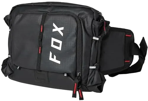 Fox Racing PACK UTILITY LUMBAR - Gürteltasche mit 2L-HydraPak-Behälter, Fleecefutter für Wertgegenstände und 5L Stauraum. Perfekt für Outdoor-Abenteuer und komfortables Trinken unterwegs.