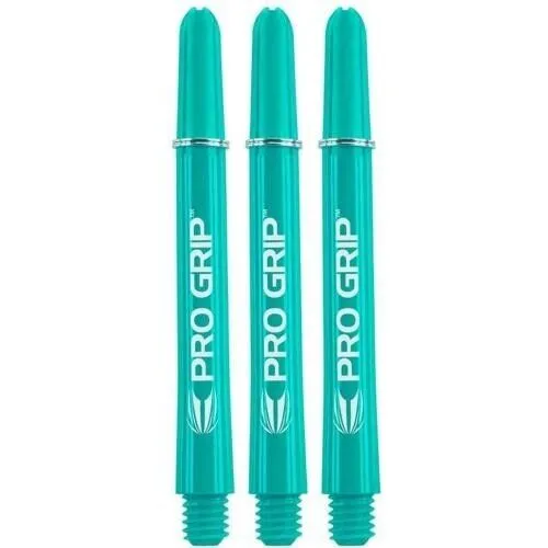 Target ProGrip Shafts, Aqua Green, 3 Stück im Set, Medium, Länge: 48mm