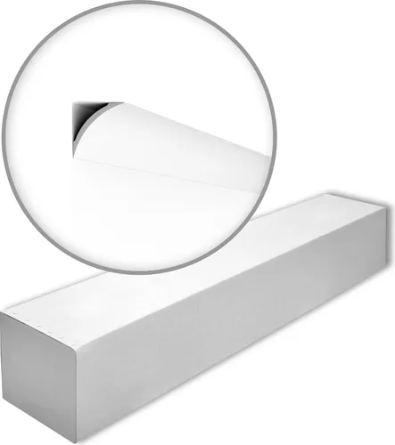 NMC NE3 PURE-box NOMASTYL Eckleisten 70 m - 35 Stück - Elegante Eckleisten aus leichter Polystyrol-Mischung für stilvolle Innenräume. Ideal für eine ansprechende Raumgestaltung und einfache Montage.