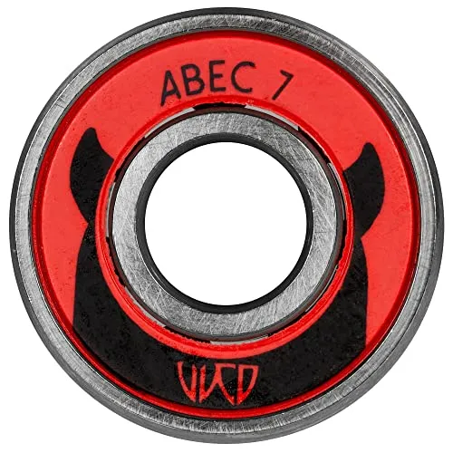 WICKED BEARINGS ABEC 7 - 16er Pack Kugellager für Cruiserboards - 16er Pack Kugellager ABEC 7 für Cruiserboards, ideal für hohe Geschwindigkeit und Langlebigkeit dank robuster Materialien und synthetischem Öl.