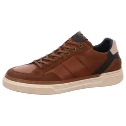 Bullboxer Klassische Schnürschuhe Herren 31373838353834 Braun 41 EU - Schnürer aus hochwertigem Leder, ideal für Komfort und Stil im Alltag. Die verstärkte Fersenkappe sorgt für sicheren Halt, während der coole Materialmix vielseitige Kombinationsmöglichkeiten bietet.