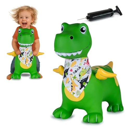 JAMARA Dino-Hüpftier mit HoppyDoo-Flügeln, grün von Jamara