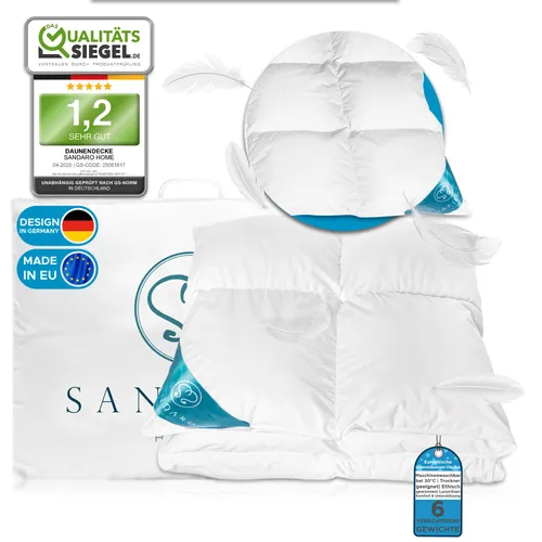 Sandaro Home Daunendecke 135x200 cm von Sandaro Home