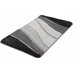 Kleine Wolke Badteppich OCEAN Schiefer 80 x 150 cm in grau von Kleine Wolke