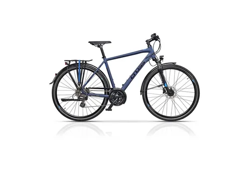 Airtracks Trekkingrad Herren Trekking Fahrrad 28 Zoll AVALON, 24 Gang Shimano Altus Schaltwerk, Kettenschaltung, (Shimano Altus RD-M310 SGS), Blau - Rahmenhöhen 48cm, 52cm, 56cm und 60cm - Modell 2025
