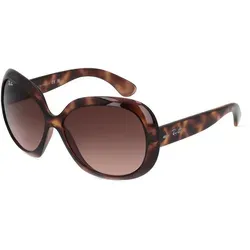 Ray-Ban RB4098 Damen-Sonnenbrille - Stilvolle Vollrand Butterfly in Braun - Sportbrillen mit braunem Kunststoff-Gestell und Gläsern, ideal für einen trendigen Look und optimalen UV-Schutz.