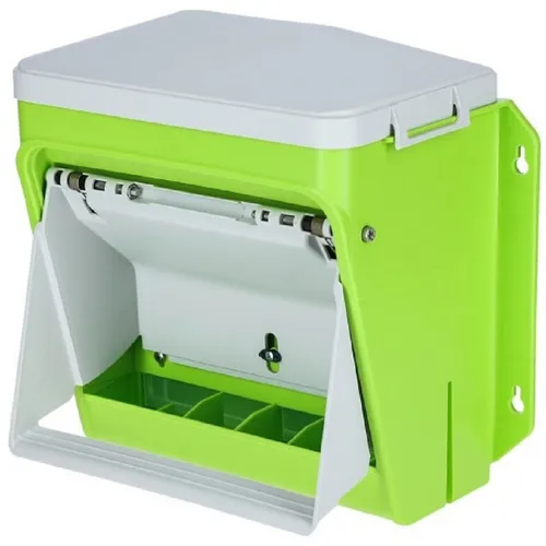 SmartCoop Futterautomat für Geflügel - Praktischer Futterautomat aus robustem Plastik, ideal für verschiedene Geflügelarten wie Huhn, Ente und Gans, sorgt für eine einfache und effiziente Fütterung.