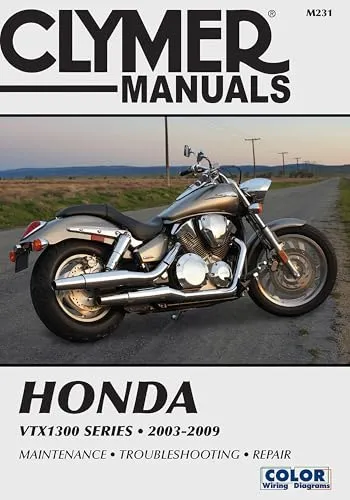 Honda VTX1300 Series Motorrad Service Reparaturanleitung
