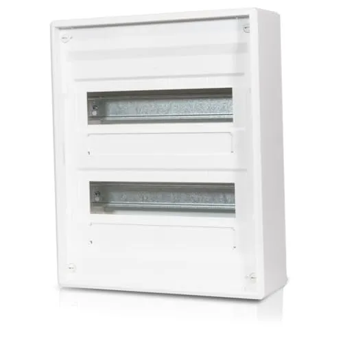 F-tronic Kleinverteiler VISION Aufputz IP30 2-reihig 24+4TE, Elektroverteilung, Verteilerschrank