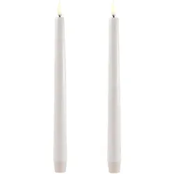Uyuni LED Tafelkerze 25cm Vanilla 2 Stück