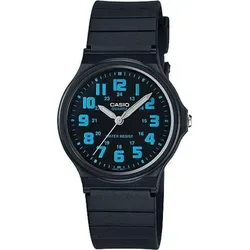 Casio Collection MQ-71-2BDF Herrenuhr - Damenuhr mit mattem Kunststoffgehäuse und -armband, wasserdicht bis 3 ATM und perfekt für den Alltag. Stylisches Design kombiniert mit präzisem Quarzwerk.