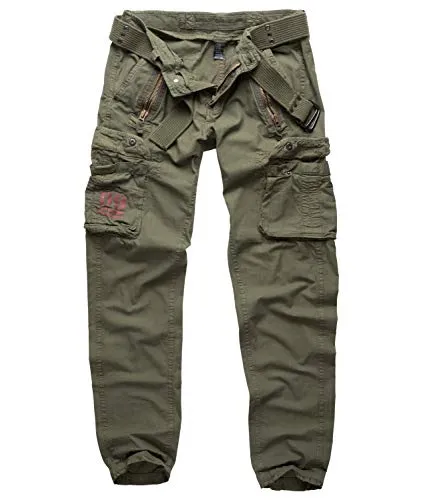 Surplus Royal Traveler Slimmy Hose, grün, Größe XL für Männer