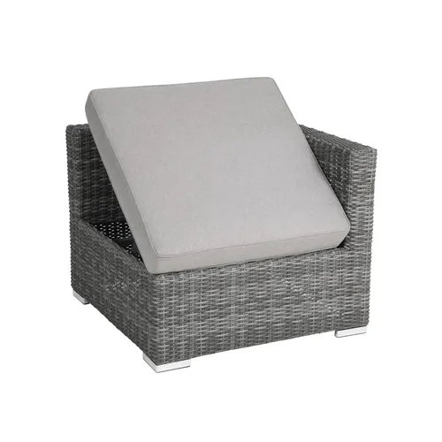 Funktionale Eckbank Bari 80x65x80cm - Gartenbank für gemütliche Stunden im Freien, bietet durch ihre Funktionalität zusätzlichen Stauraum und ist ideal für entspannte Gespräche im Garten.