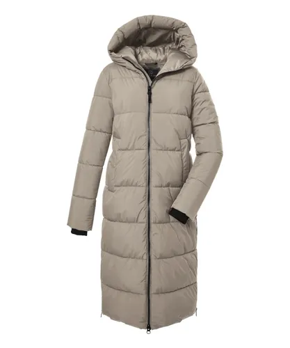 G.I.G.A. DX Winter-Daunenmantel GW 50 mit Kapuze - Funktionsjacke in Daunenoptik, wasserabweisend und winddicht, ideal für kalte Tage. Nachhaltig hergestellt, PFC-frei und mit praktischen 2-Wege-Reißverschluss für optimale Bewegungsfreiheit.