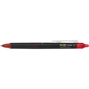 PILOT FRIXION point CLICKER Tintenroller schwarz 0,3 mm - radierbar und wischfest, ideal für Schule und Büro, mit praktischem Clip und Druckmechanik