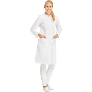 Leiber Arbeitskittel Mantel 08/5790, Damen, weiß, Größe 56/58 (3XL) - Arbeits- & Schutzkleidung, aus 100% Baumwolle, waschbar bis 95 °C, mit praktischen Taschen und verstellbaren Ärmeln für optimalen Komfort.