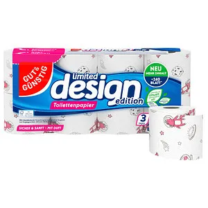 GutundGünstig Toilettenpapier limited design edition