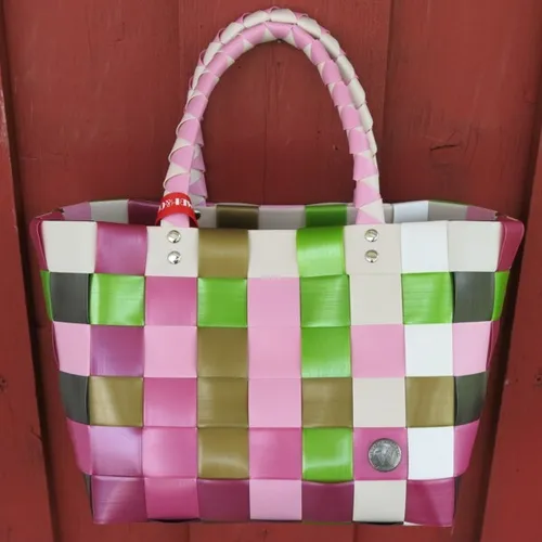 Witzgall ICE BAG 5008 39 Mini Shopper Tasche klein rosa grün braun Einkaufskorb