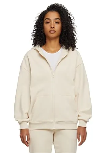 Urban Classics Damen Cozy Oversized Zip Hoody - Kapuzenpullover für Damen mit lässigem Oversized Fit, praktischen Reißverschluss und gemütlicher Kapuze für ultimativen Komfort und Vielseitigkeit.