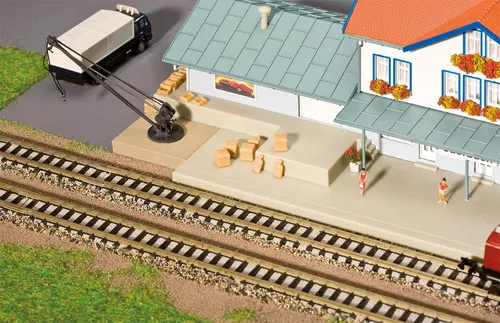 Faller N 222176 Verladekran mit Ladegut  NEU OVP